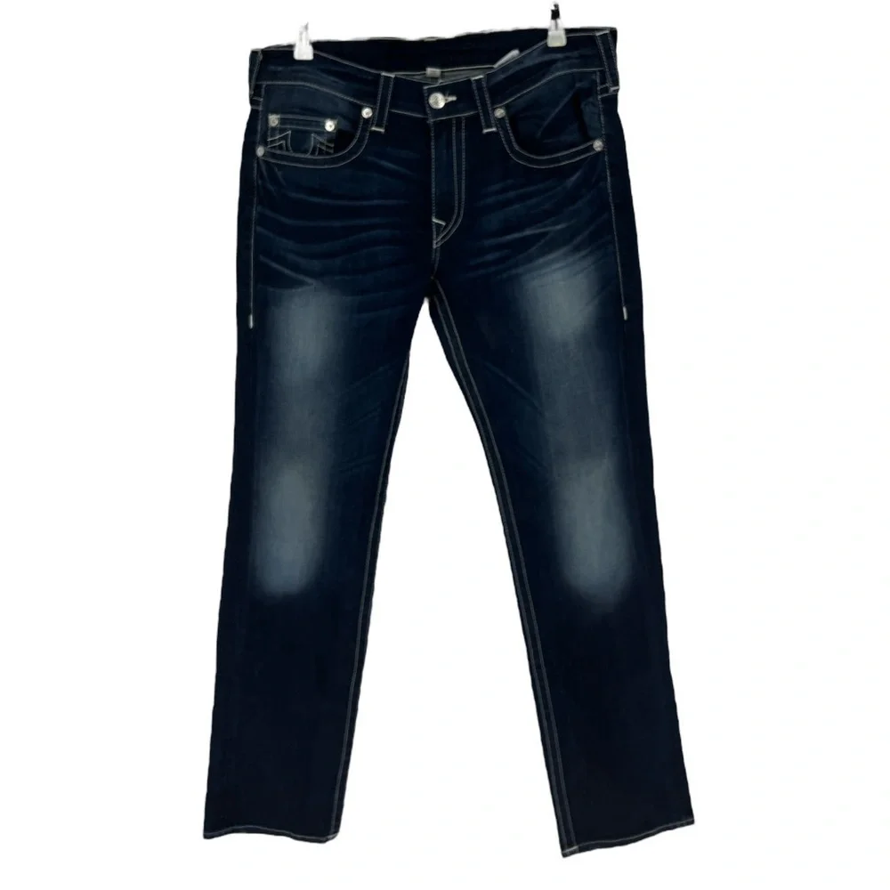 True religion slim straight faded Size 36 Jeans